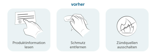 Flächendesinfektionsmittel Anwendung Vorher